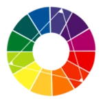 color block android application logo